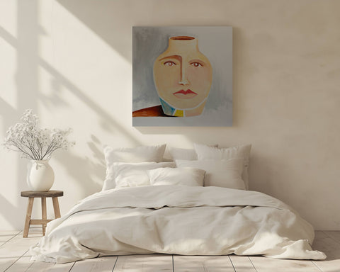 Vessel - Original Figurative Painting by Erin Gibson